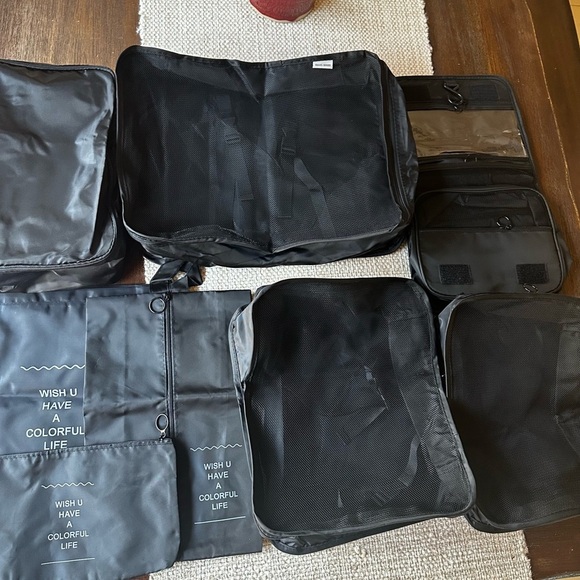 8 Piece Mesh Packing Cubes and Bags New - Picture 4 of 4